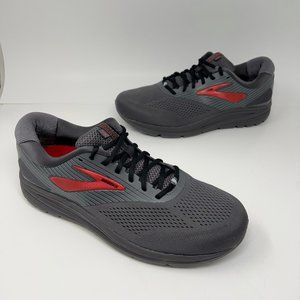 Brooks Mens Addiction 14 Running Shoes Gray 1103172E066 Low Top Mesh 12 2E New